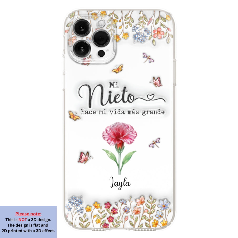 Haz la vida más GRANDE con NIÑOS adorables - Funda de móvil personalizada con efecto inflado 3D