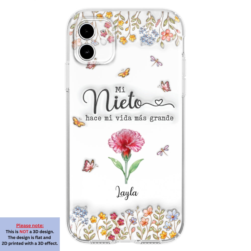 Haz la vida más GRANDE con NIÑOS adorables - Funda de móvil personalizada con efecto inflado 3D