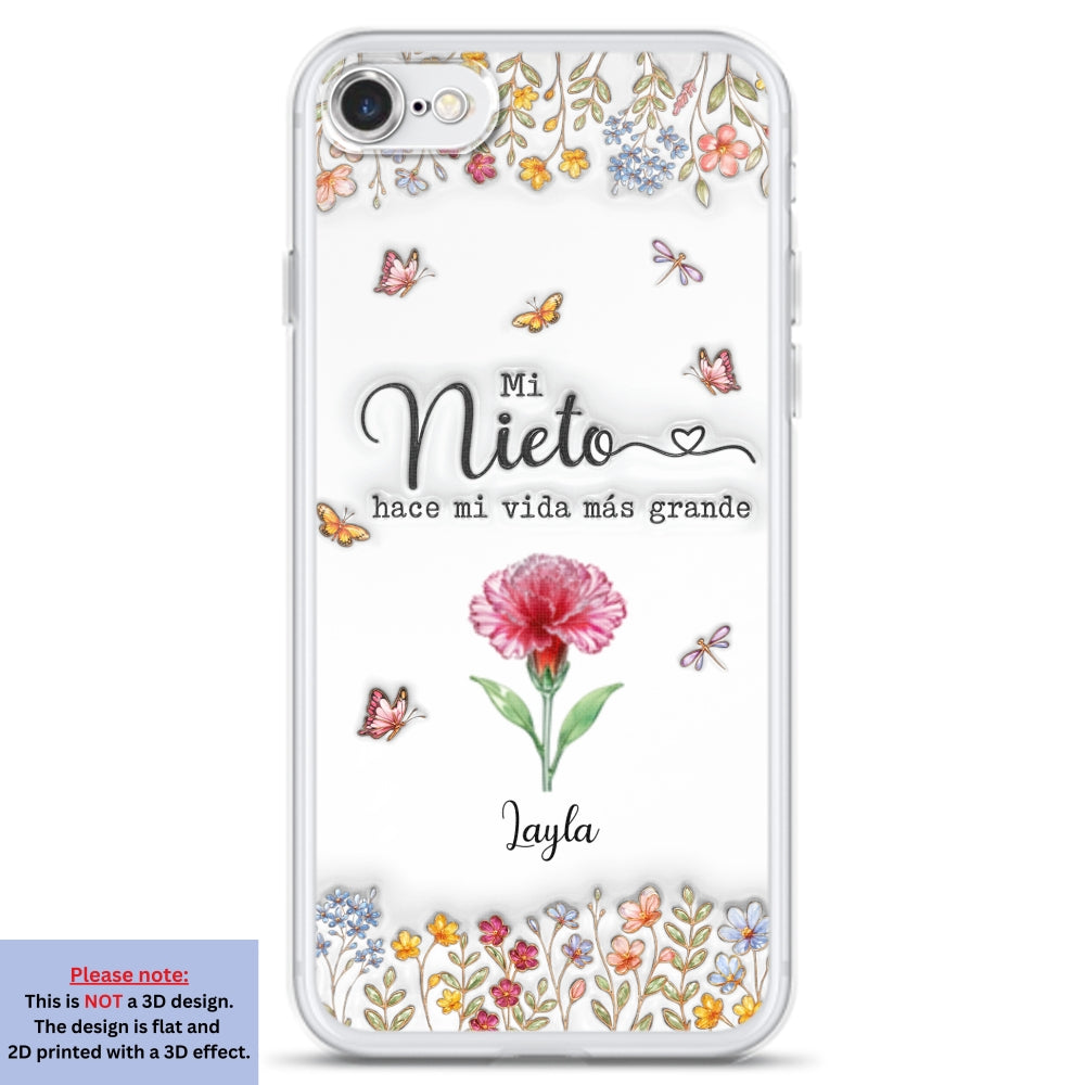 Haz la vida más GRANDE con NIÑOS adorables - Funda de móvil personalizada con efecto inflado 3D