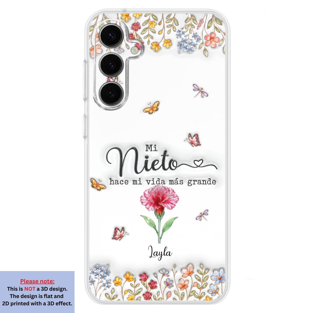 Haz la vida más GRANDE con NIÑOS adorables - Funda de móvil personalizada con efecto inflado 3D