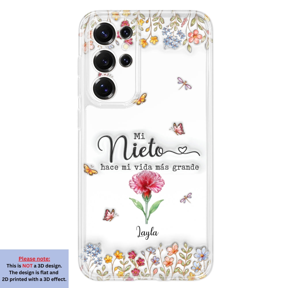 Haz la vida más GRANDE con NIÑOS adorables - Funda de móvil personalizada con efecto inflado 3D