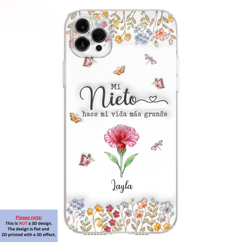 Haz la vida más GRANDE con NIÑOS adorables - Funda de móvil personalizada con efecto inflado 3D
