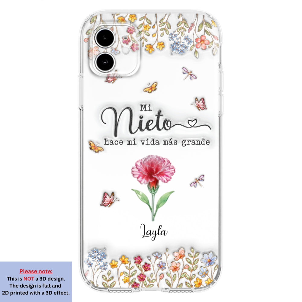 Haz la vida más GRANDE con NIÑOS adorables - Funda de móvil personalizada con efecto inflado 3D