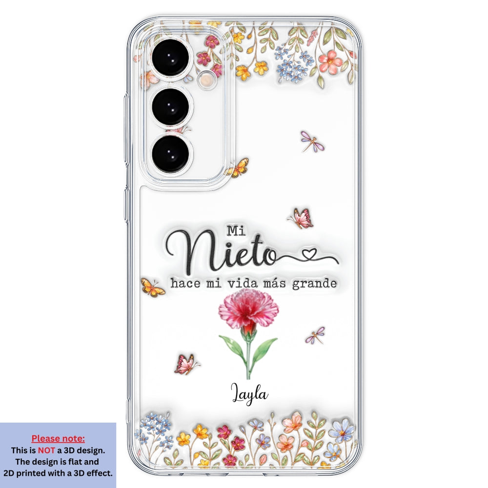 Haz la vida más GRANDE con NIÑOS adorables - Funda de móvil personalizada con efecto inflado 3D