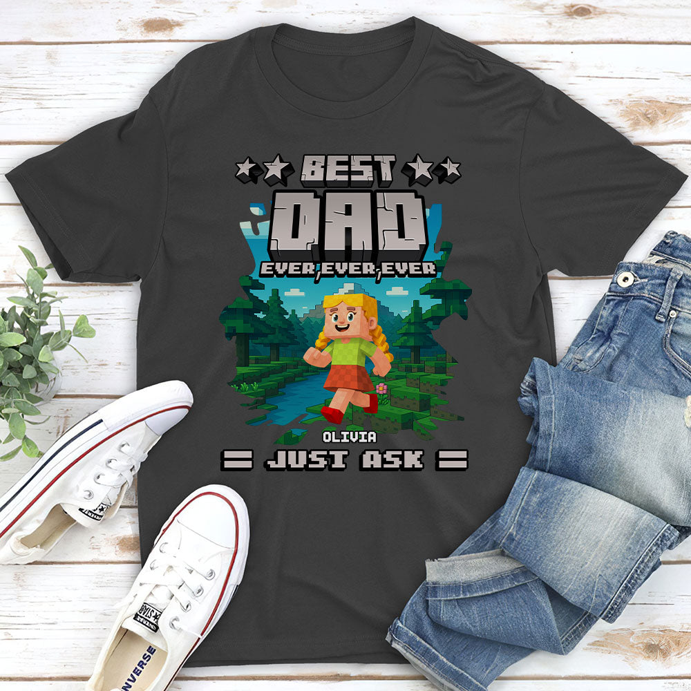 Custom Father's Day, Special Gift for Dad & Grandpa • Best Papa Ever Ever - Personalized Shirt