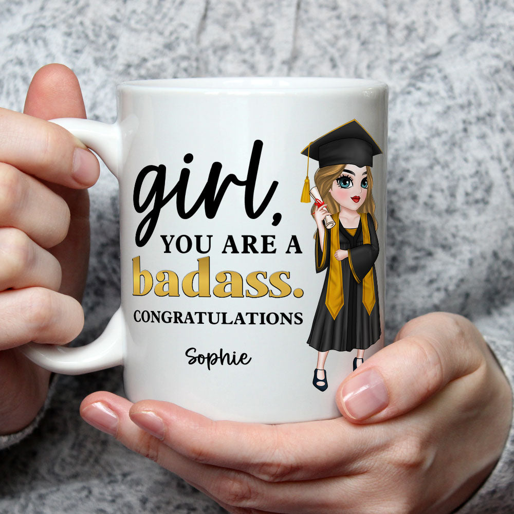 Custom Christmas & Birthday Keepsake Gift • You Are A Badass - Personalized Coffee Mug