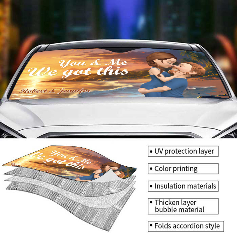 We Got This - Personalized Car Sunshade