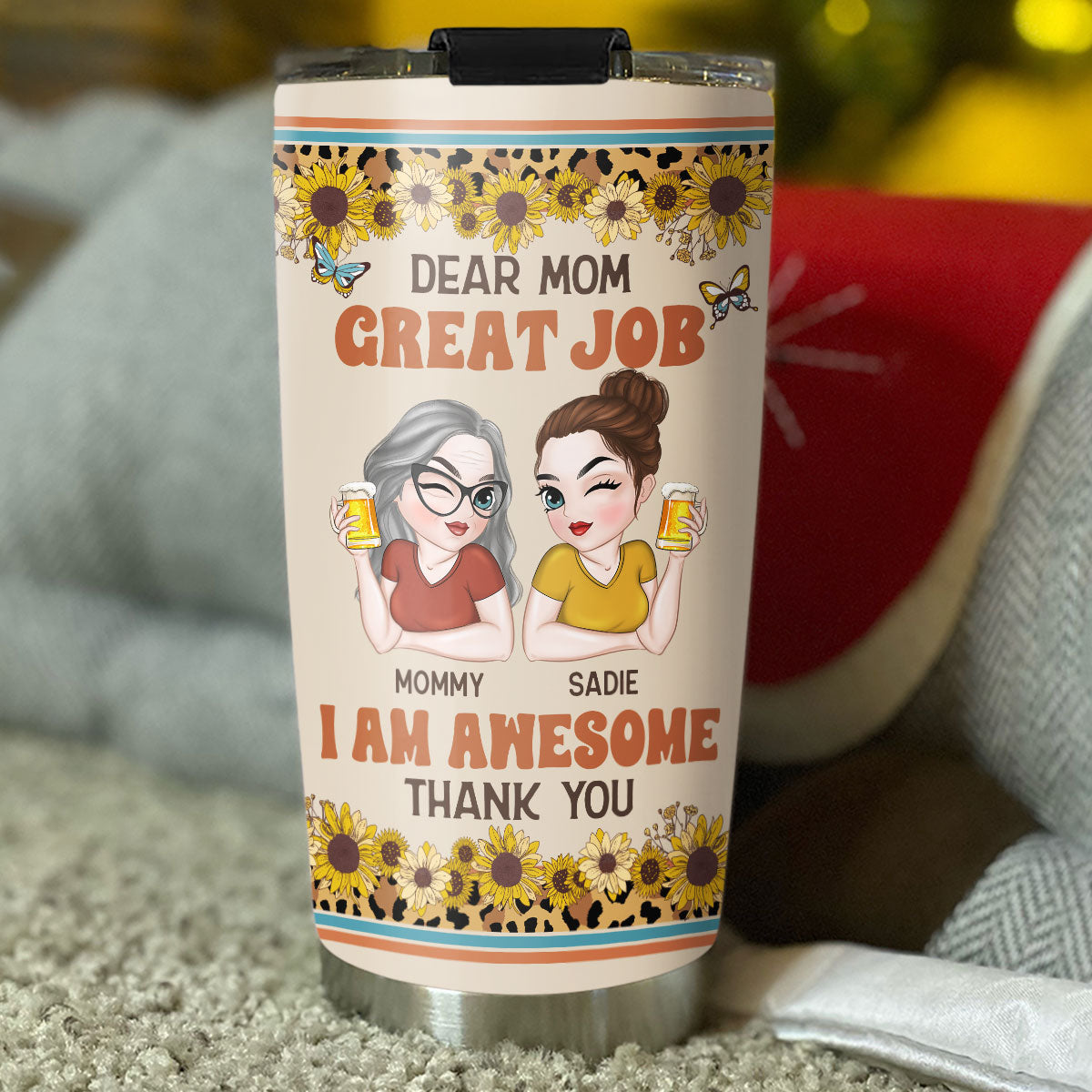 Custom Mother's Day Birthday Gifts For Mom • We Are Awesome - Personalized Tumbler