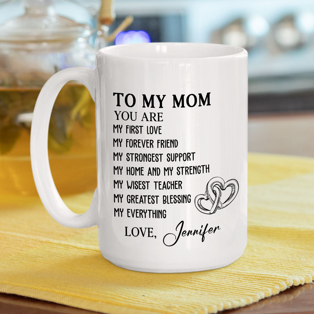 Custom Christmas & Birthday Gift for Mom • Mom Is My Everything - Personalized Mug