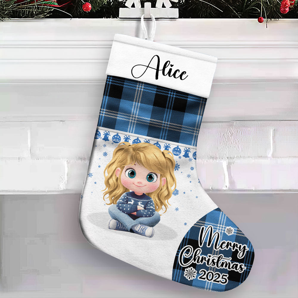 Custom Family Christmas Gifts, for Family Members, Holiday Decor • Family Christmas Stocking 2025 - Personalized Christmas Stocking