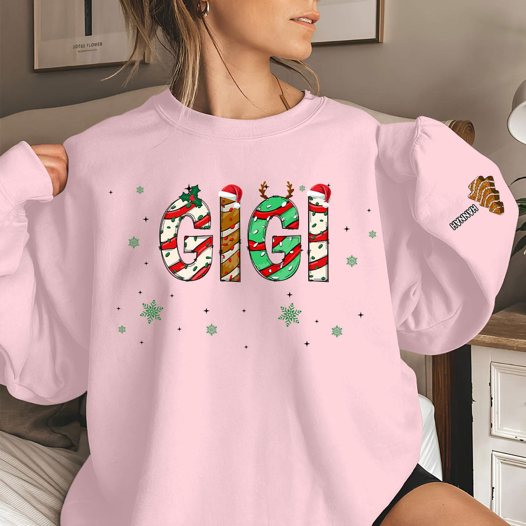 Grandma Christmas Tree Cake - Personalized Sweatshirt