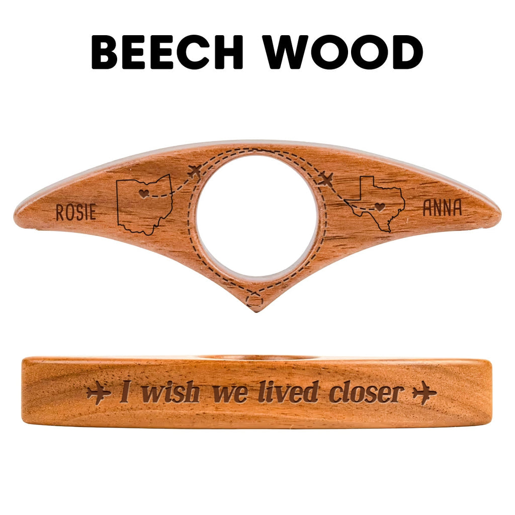 Wish We Lived Closer - Personalized Book Page Holder