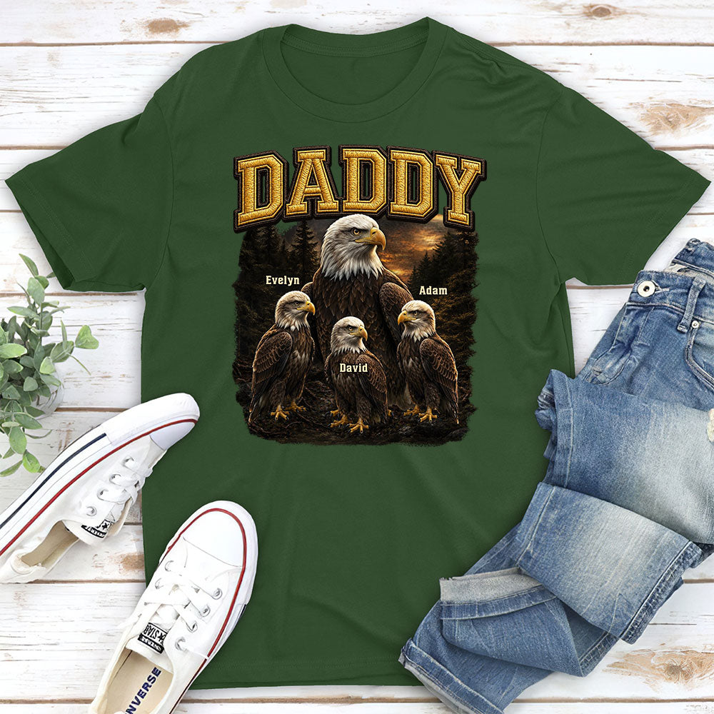 Custom Father's Day, Special Gift for Dad & Grandpa • Alpha Eagle Pack - Personalized Shirt