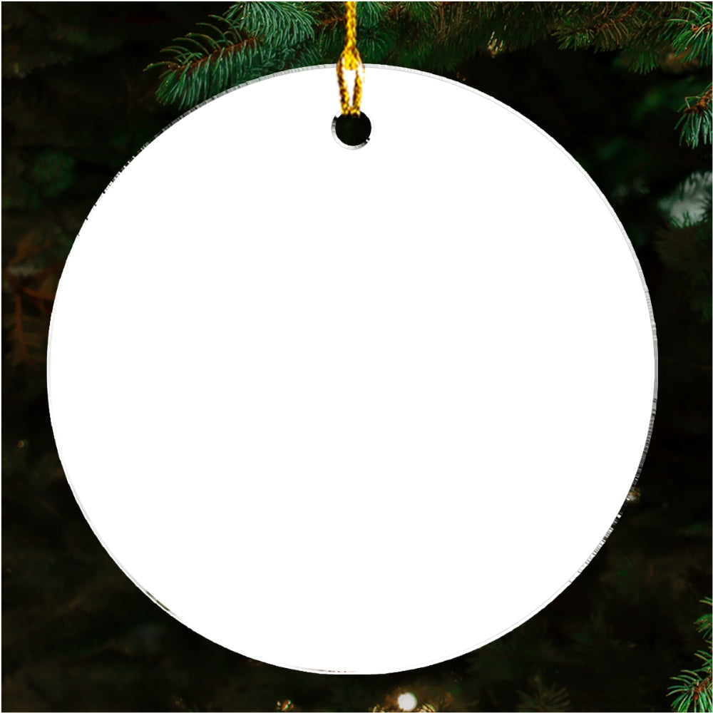 Custom Keepsake Christmas Ornament •  Besties Are Always Close At Heart - Personalized 3D Inflated Effect Acrylic Ornament