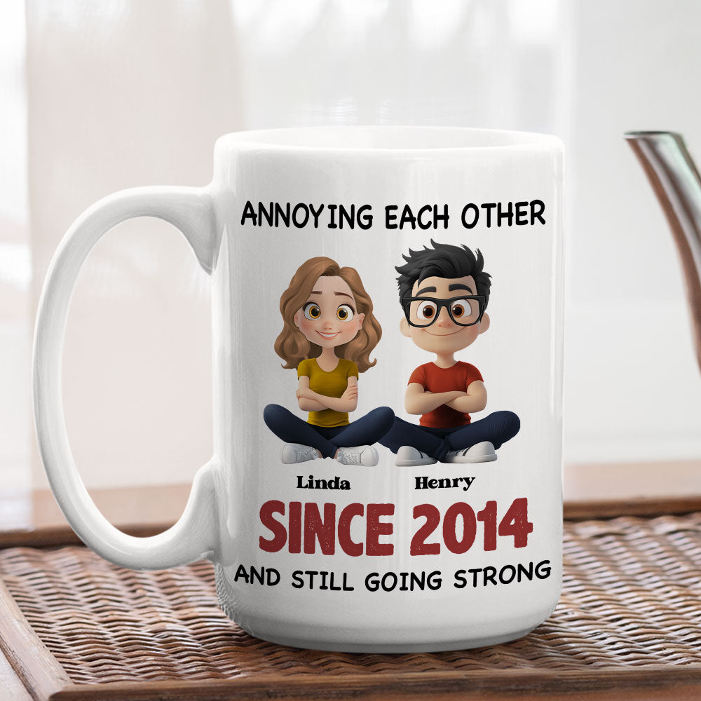 Custom Anniversary Keepsake Gifts For Couple • Together Forever - Personalized Coffee Mug