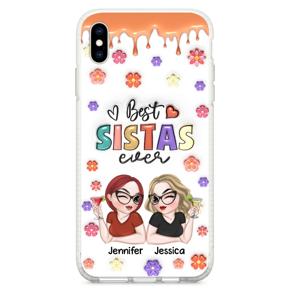 Best Bestie Ever - Personalized 3D Inflated Effect Phone Case
