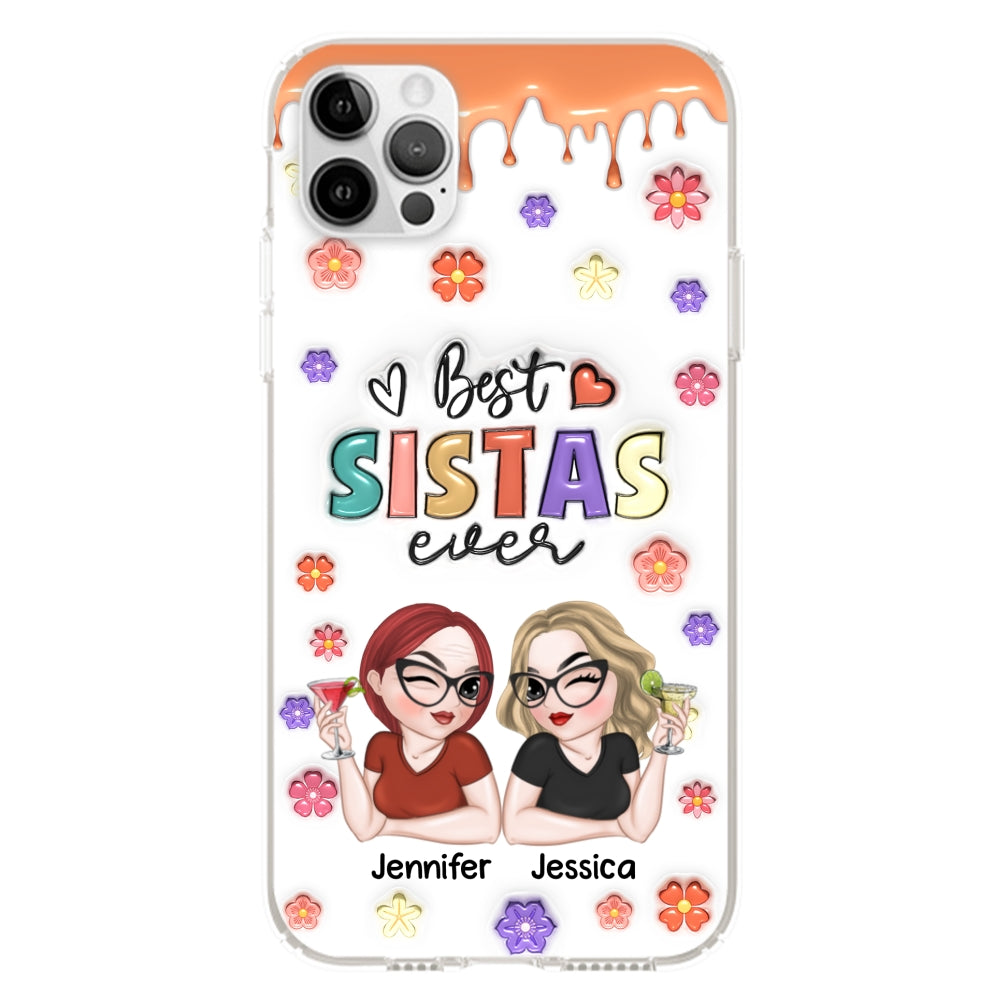 Best Bestie Ever - Personalized 3D Inflated Effect Phone Case