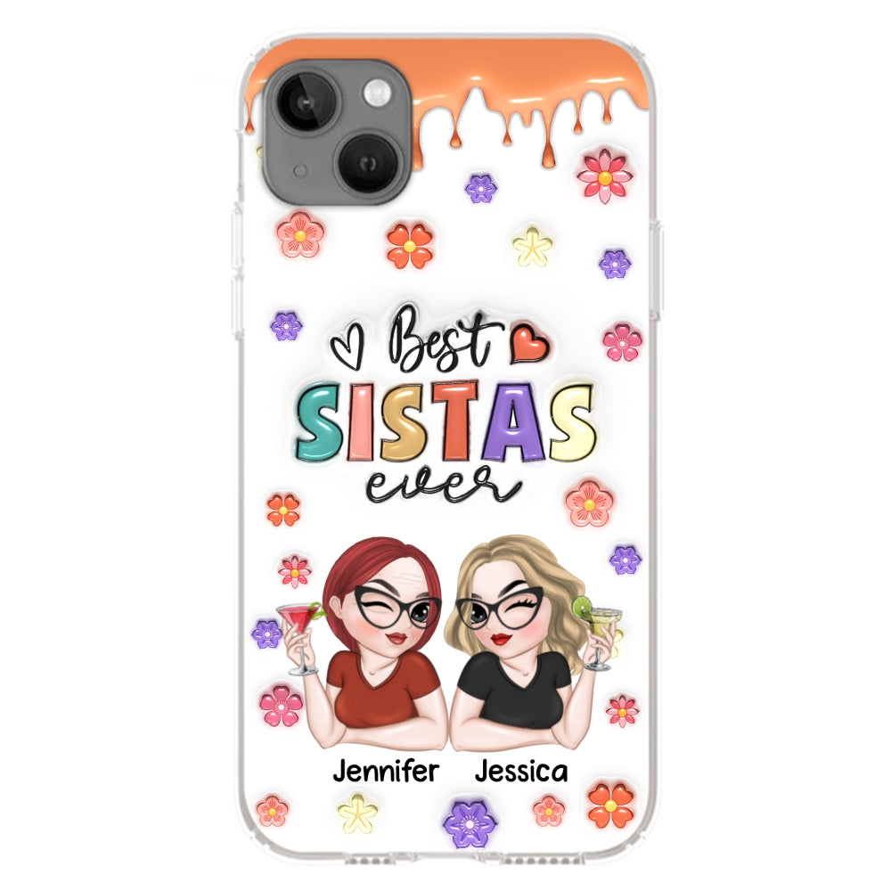 Best Bestie Ever - Personalized 3D Inflated Effect Phone Case