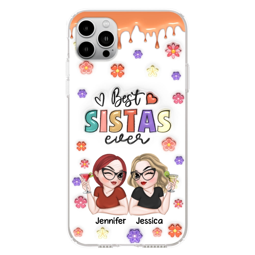 Best Bestie Ever - Personalized 3D Inflated Effect Phone Case