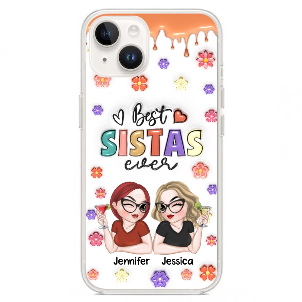 Best Bestie Ever - Personalized 3D Inflated Effect Phone Case