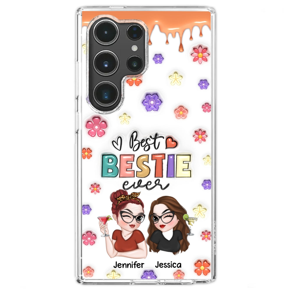 Best Bestie Ever - Personalized 3D Inflated Effect Phone Case