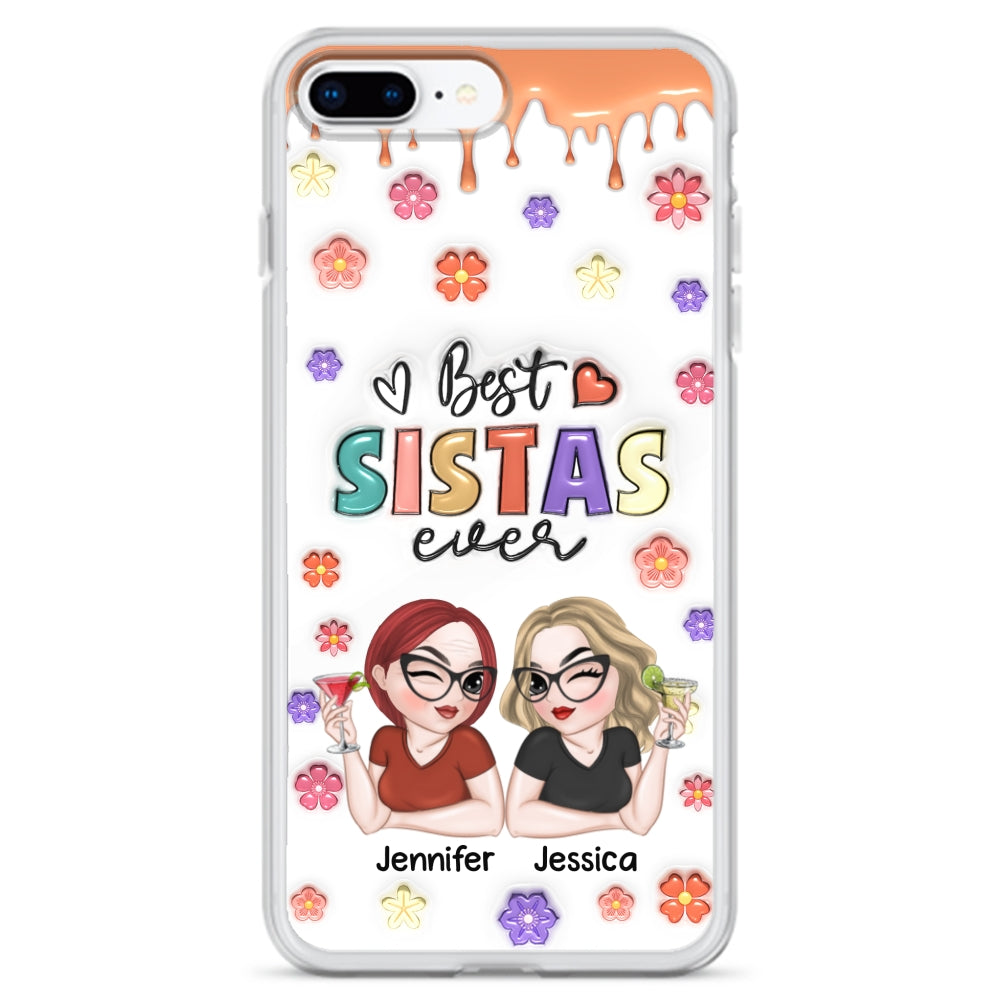 Best Bestie Ever - Personalized 3D Inflated Effect Phone Case