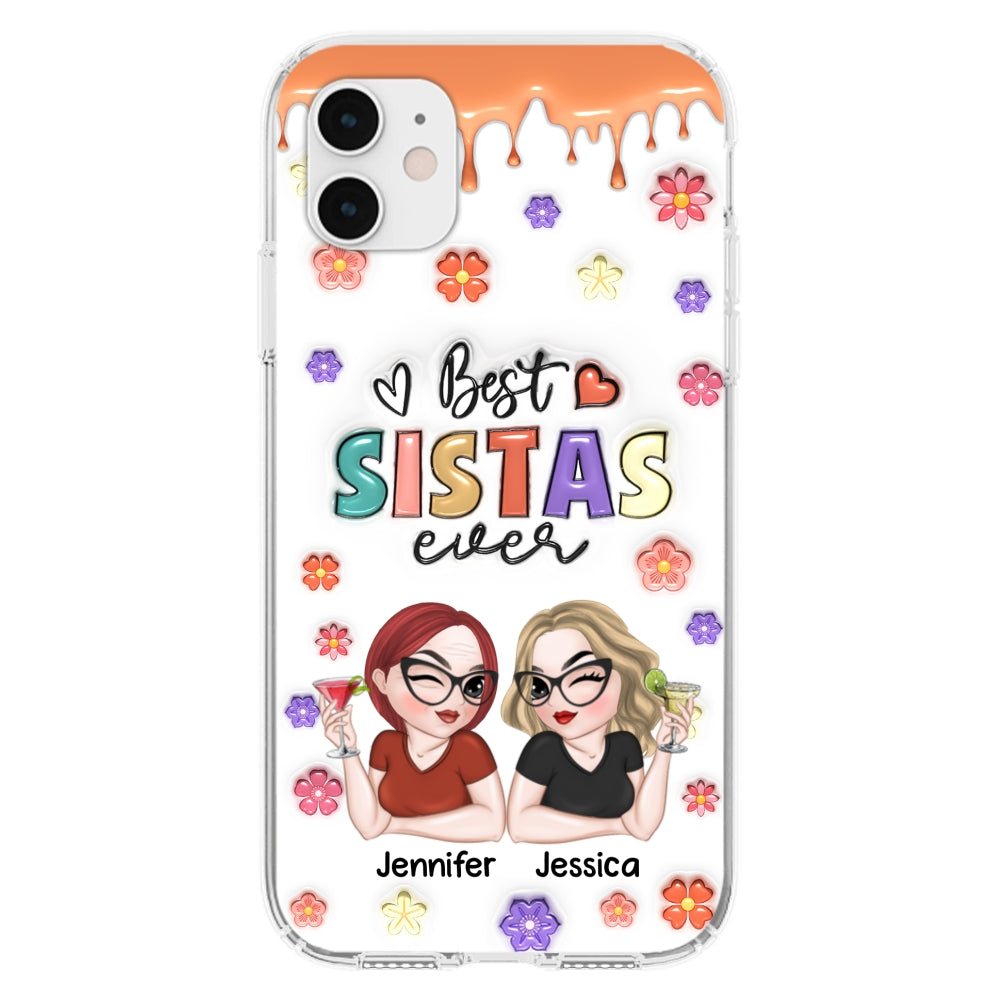 Best Bestie Ever - Personalized 3D Inflated Effect Phone Case