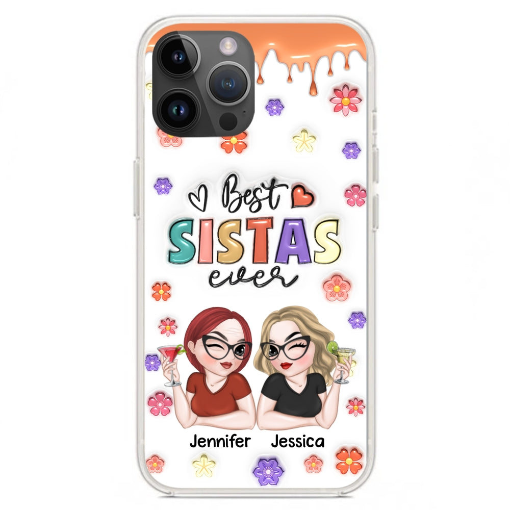 Best Bestie Ever - Personalized 3D Inflated Effect Phone Case