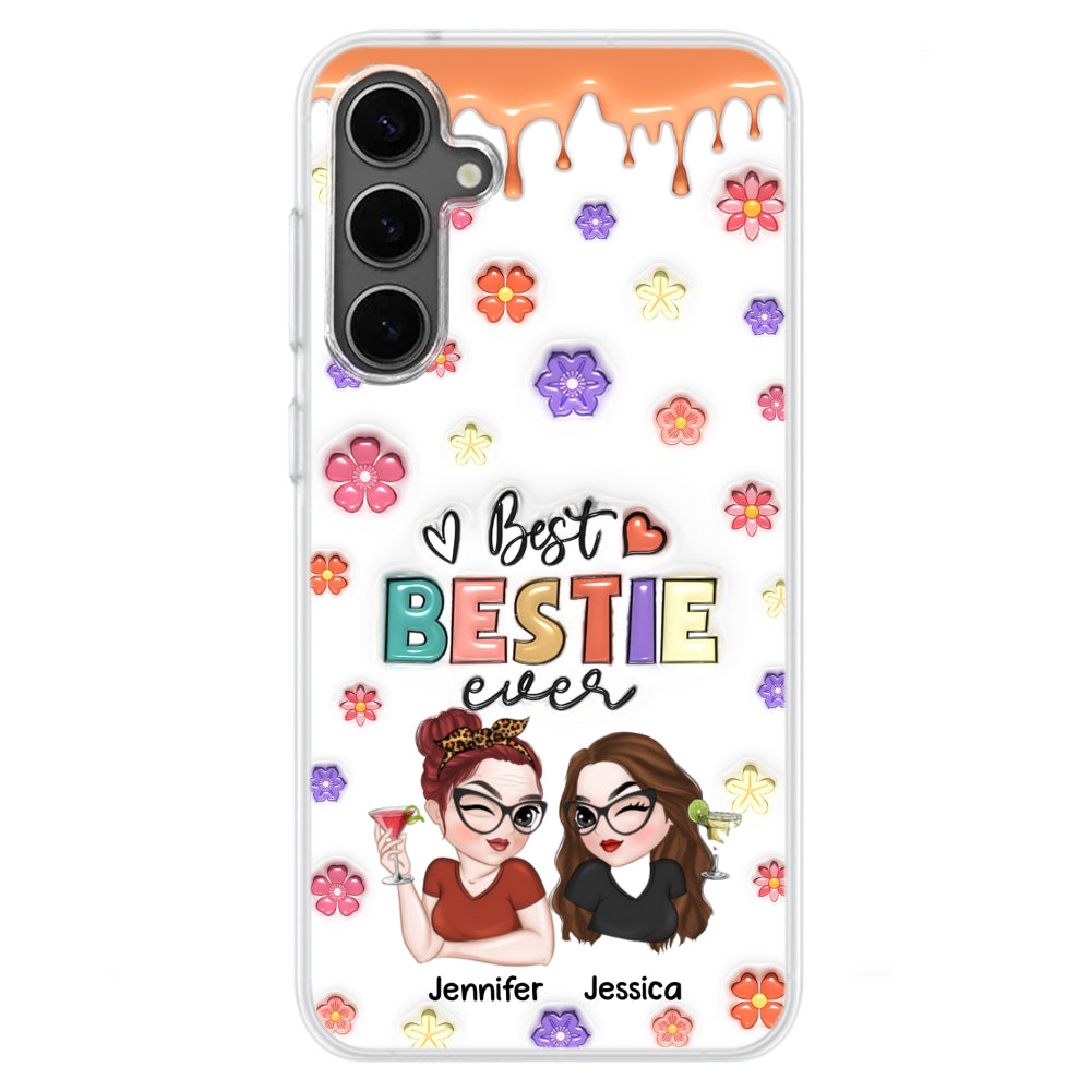Best Bestie Ever - Personalized 3D Inflated Effect Phone Case