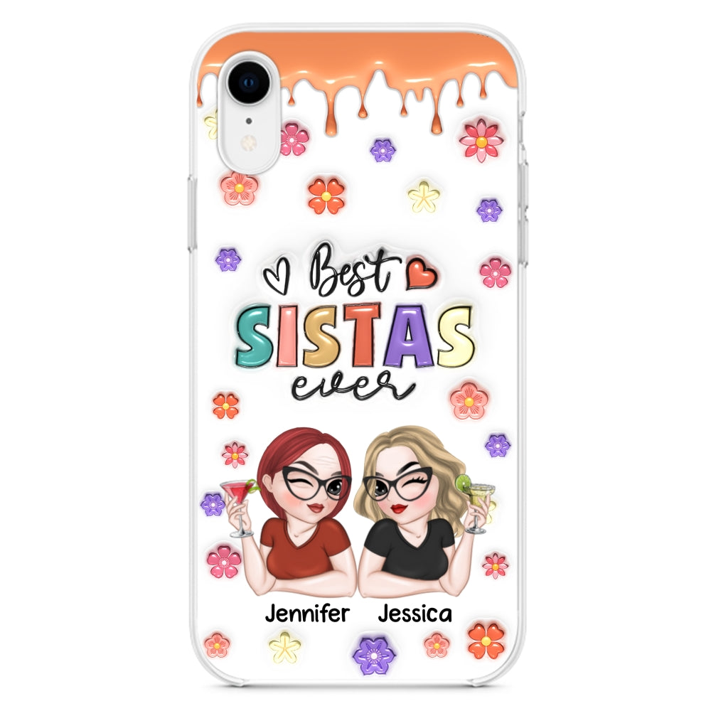 Best Bestie Ever - Personalized 3D Inflated Effect Phone Case
