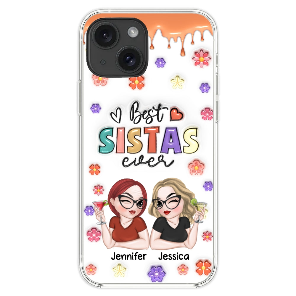 Best Bestie Ever - Personalized 3D Inflated Effect Phone Case