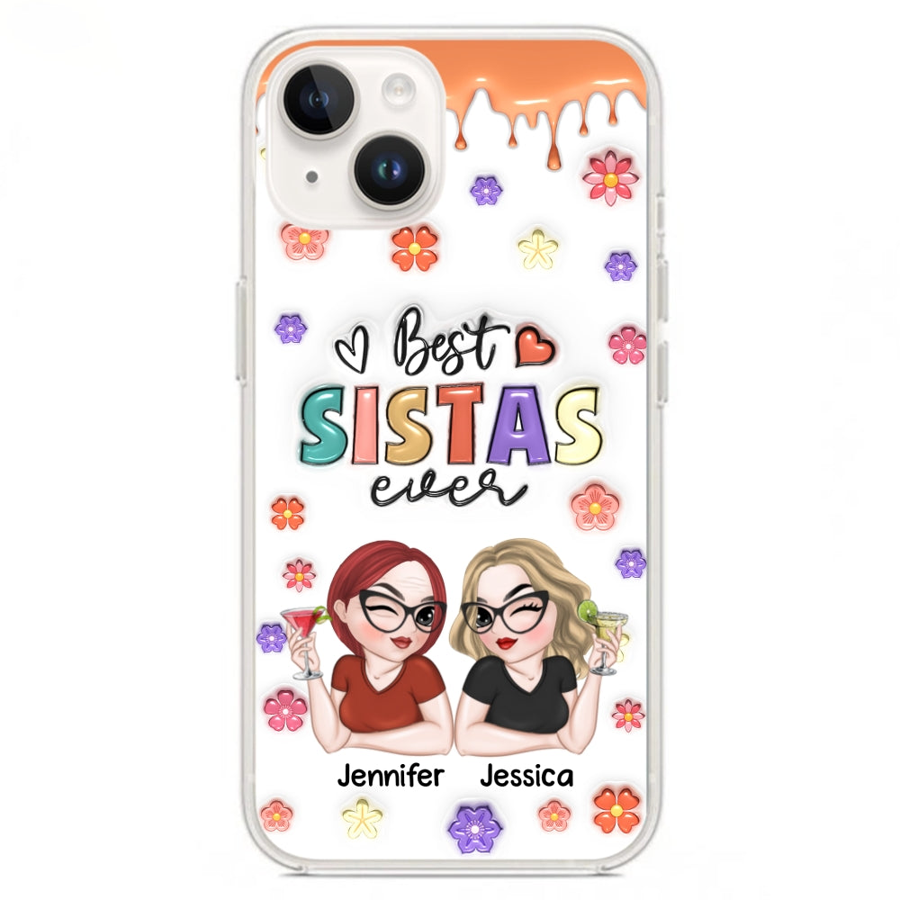 Best Bestie Ever - Personalized 3D Inflated Effect Phone Case