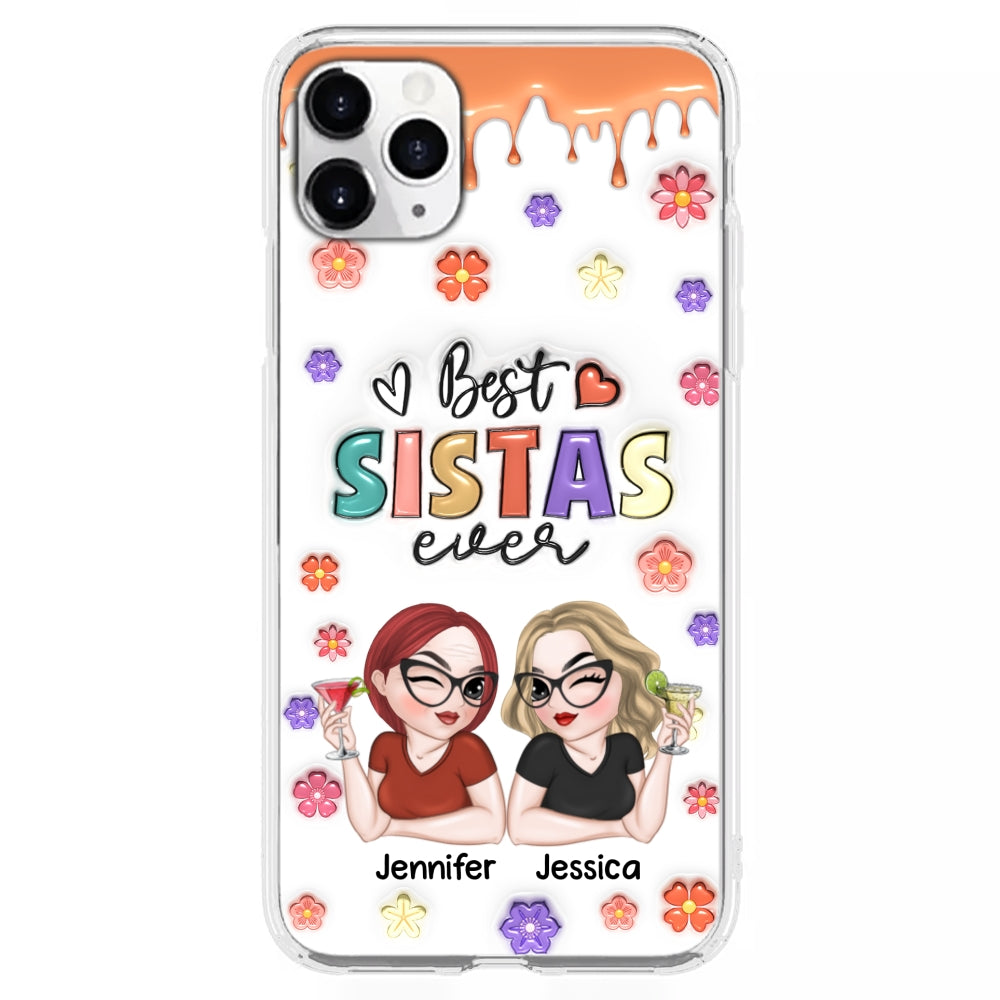 Best Bestie Ever - Personalized 3D Inflated Effect Phone Case