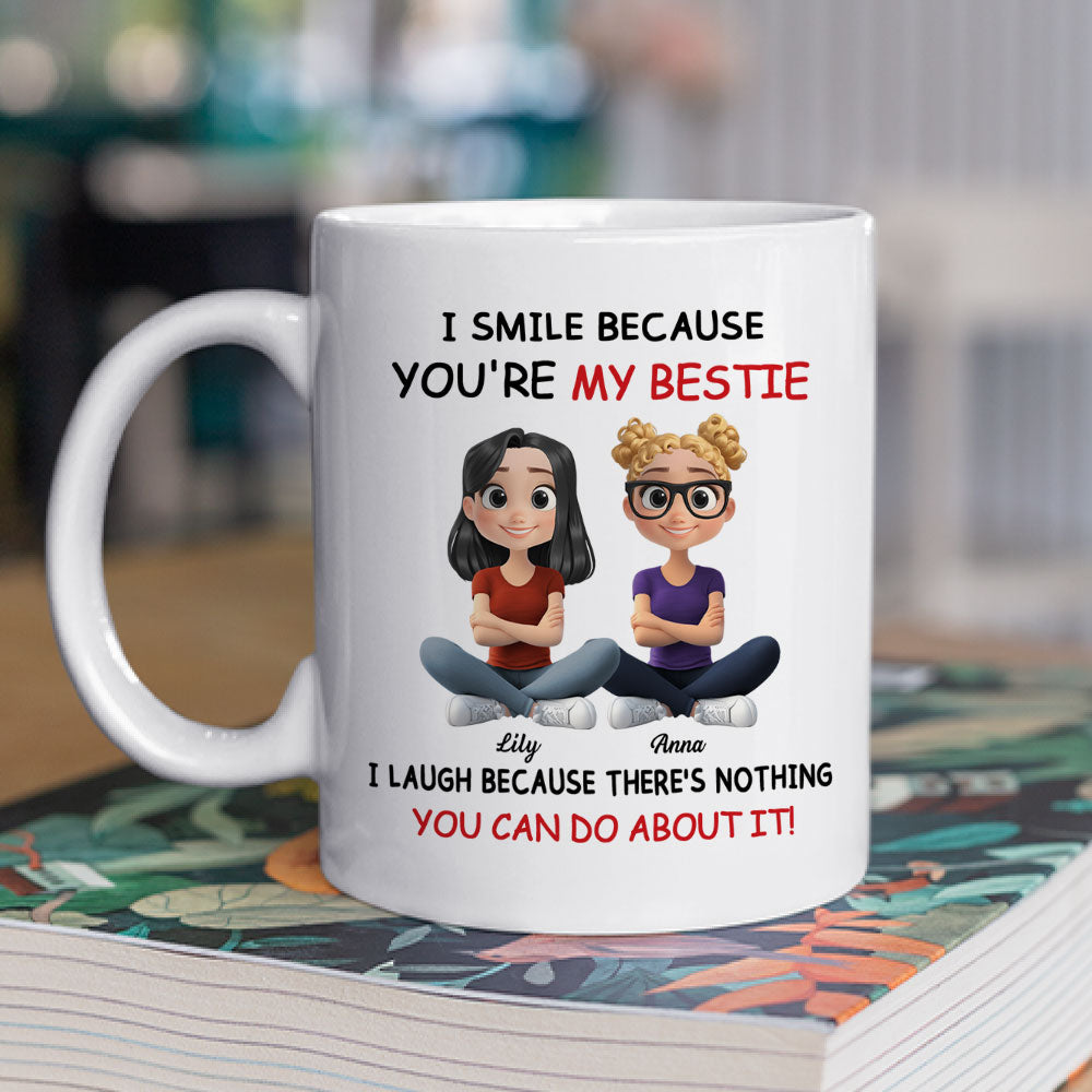 Custom Best Friend, Christmas & Birthday Friendship Keepsake Gift • My Best Besties Ever - Personalized Coffee Mug