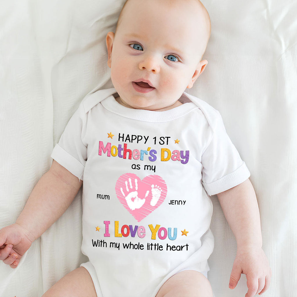 I Love You - Personalized Baby Onesie