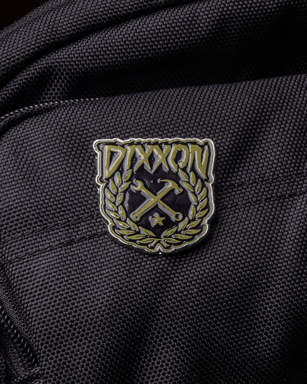 Party Hammer Enamel Pin - Gold & Black