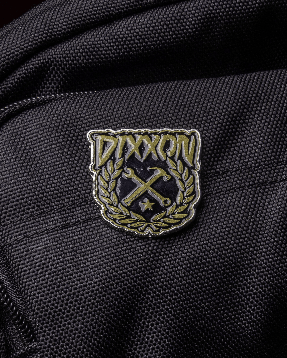 Party Hammer Enamel Pin - Gold & Black