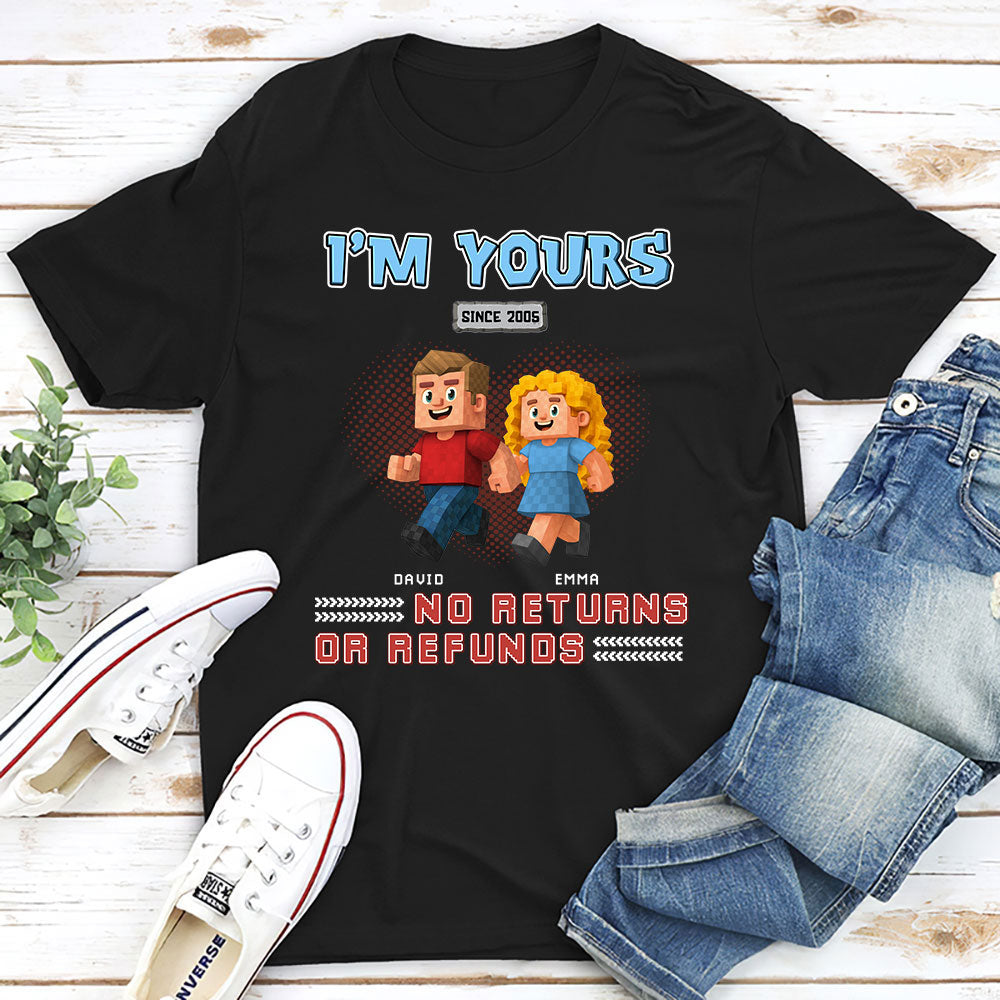 Custom Christmas Anniversary Keepsake Gifts For Husband • I Am Yours - Personalized Shirt