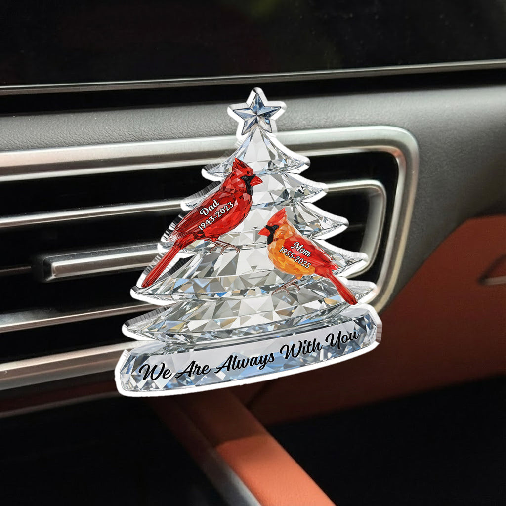 Never Leave Your Side - Personalized 3D Effect Car Vent Clip