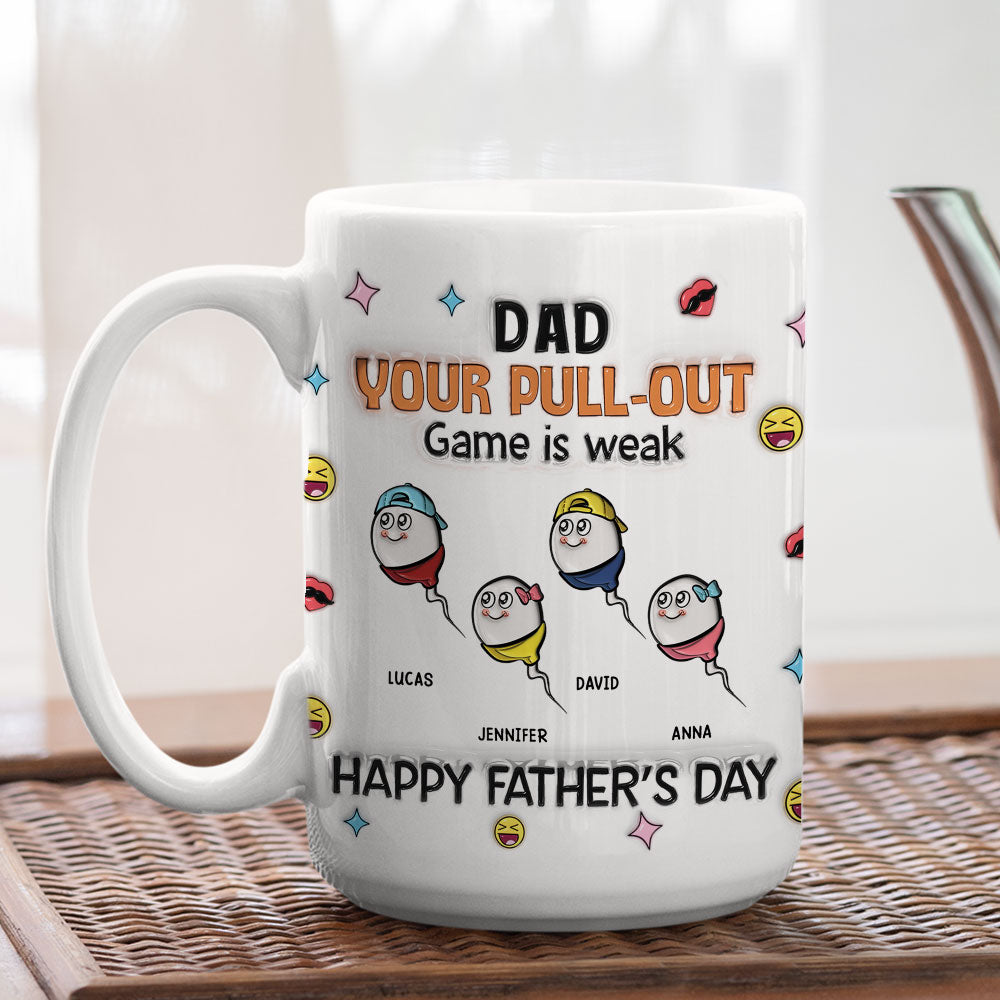 Custom Father's Day, Special Gift for Dad & Grandpa • Best Failure You Ever Made - Personalized 3D Inflated Effect Mug