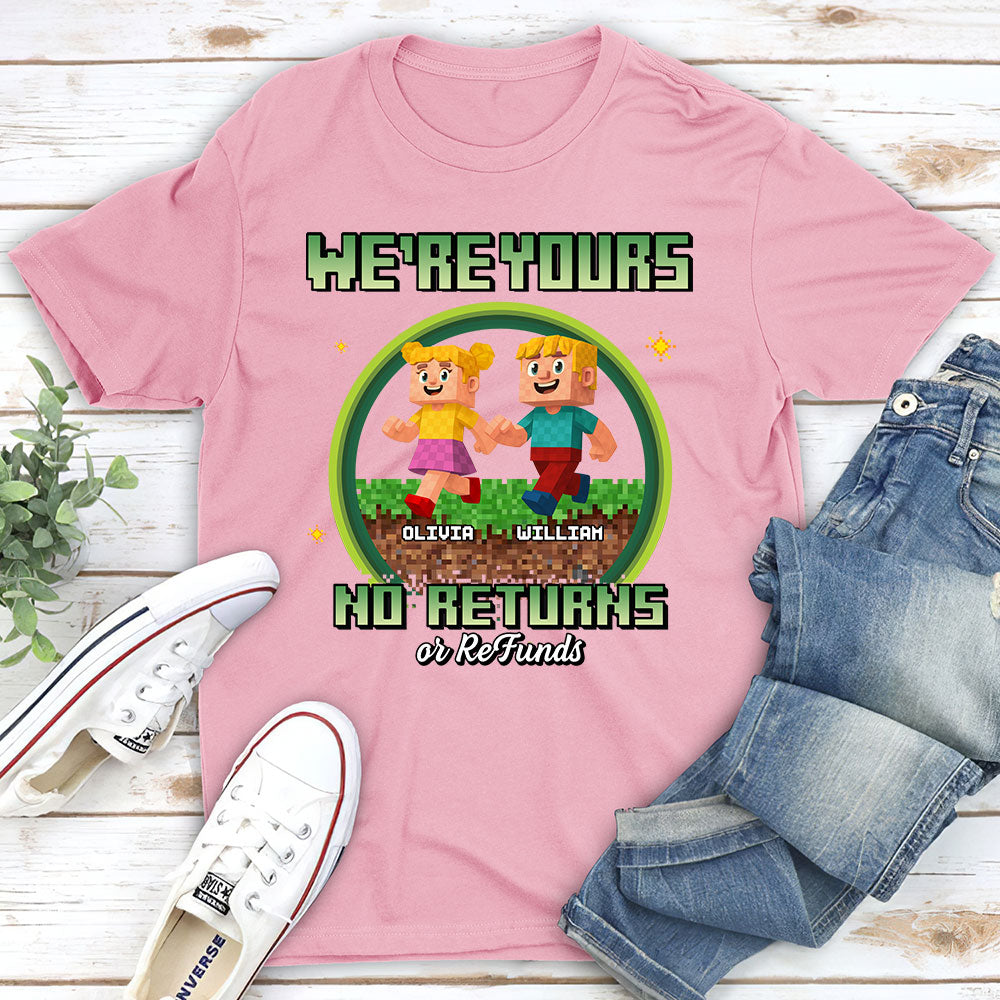 Custom Father's Day, Special Gift for Dad & Grandpa • Pixelated Love For Dad - Personalized Shirt