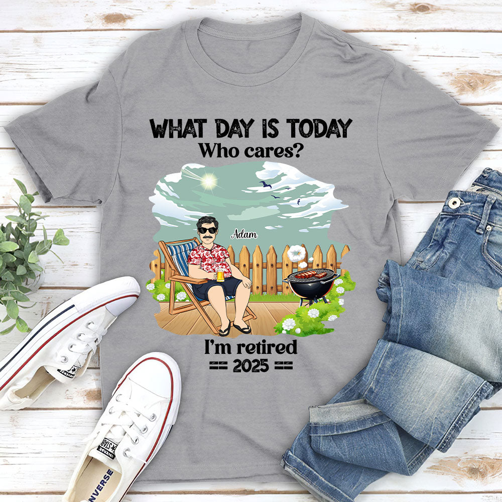 Custom Father's Day, Special Gift for Dad & Grandpa • Legend Has Retired - Personalized Shirt