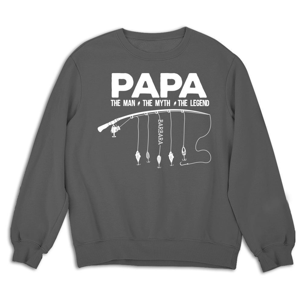 Custom Father's Day, Special Gift for Dad & Grandpa • The Fishing Legend - Personalized Shirt