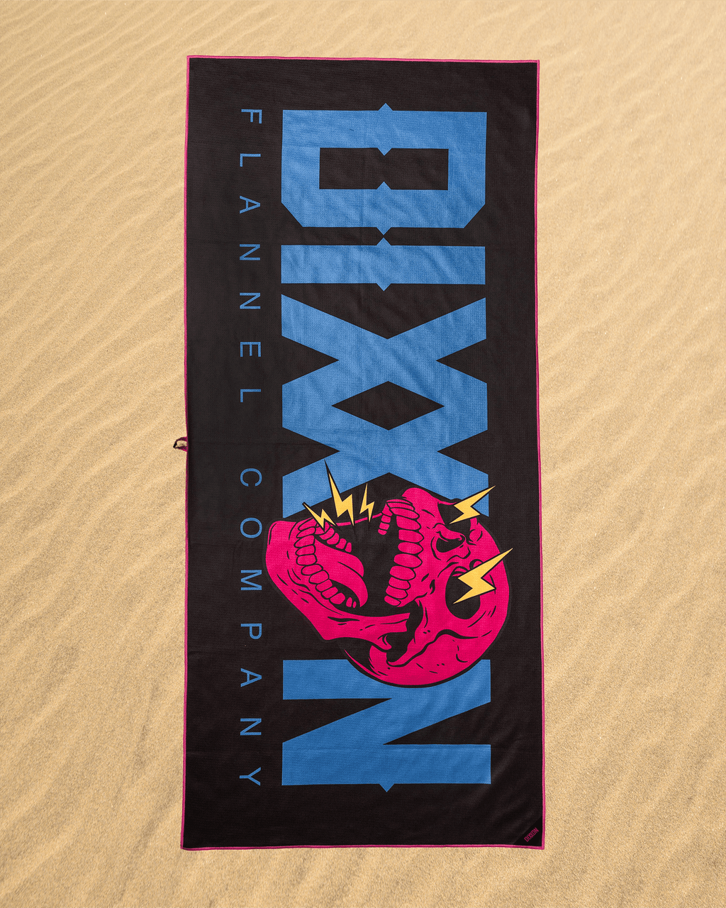 Pink Bolt Quick Dry Beach Towel
