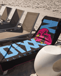 Pink Bolt Quick Dry Beach Towel