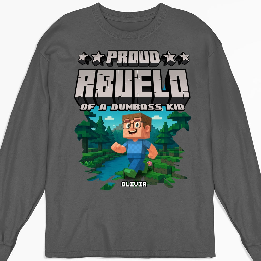 Custom Father's Day, Special Gift for Dad & Grandpa • Proud Grandfather Of Few Kids - Personalized Shirt