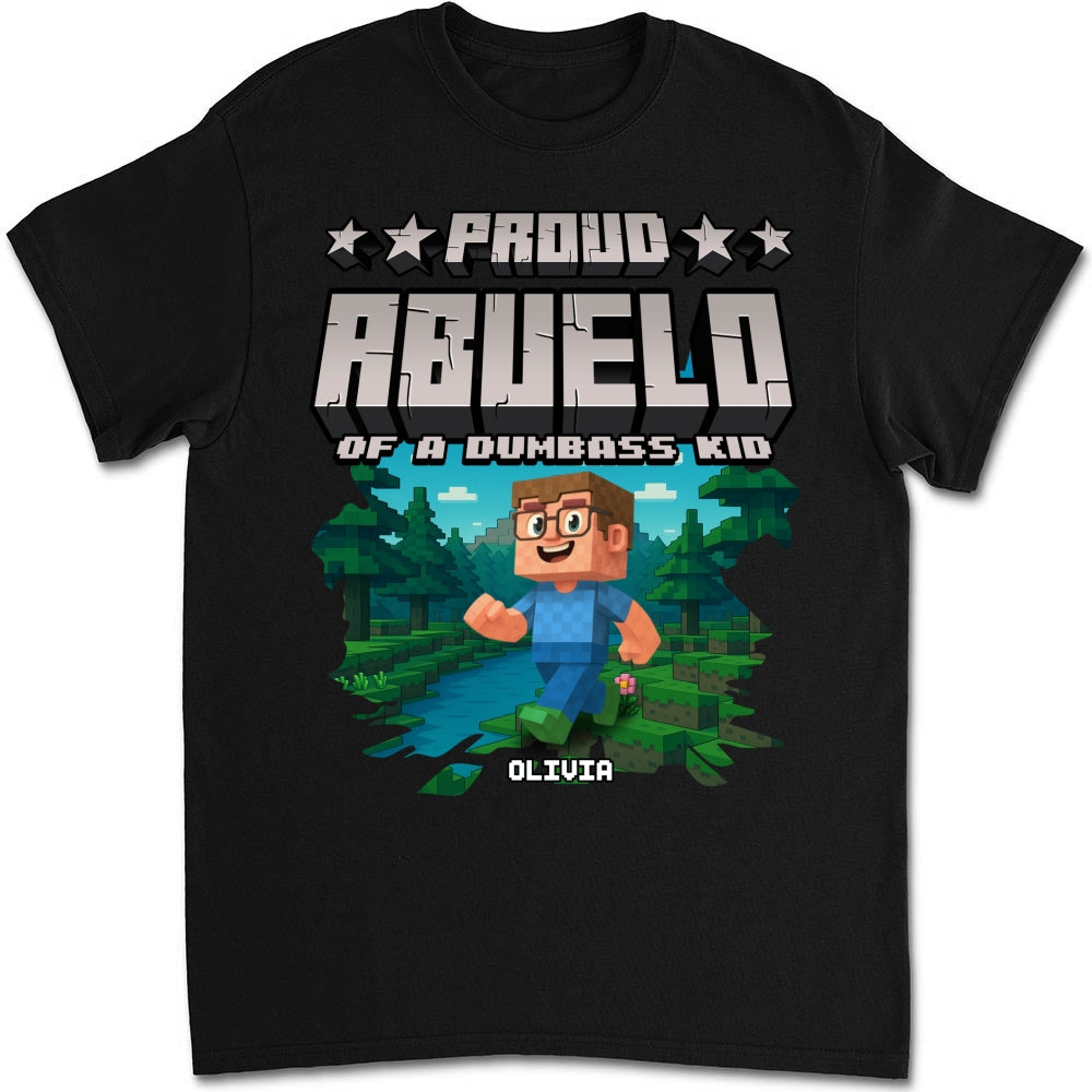 Custom Father's Day, Special Gift for Dad & Grandpa • Proud Grandfather Of Few Kids - Personalized Shirt