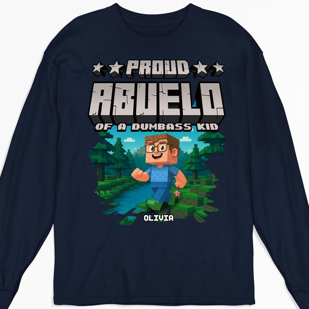 Custom Father's Day, Special Gift for Dad & Grandpa • Proud Grandfather Of Few Kids - Personalized Shirt
