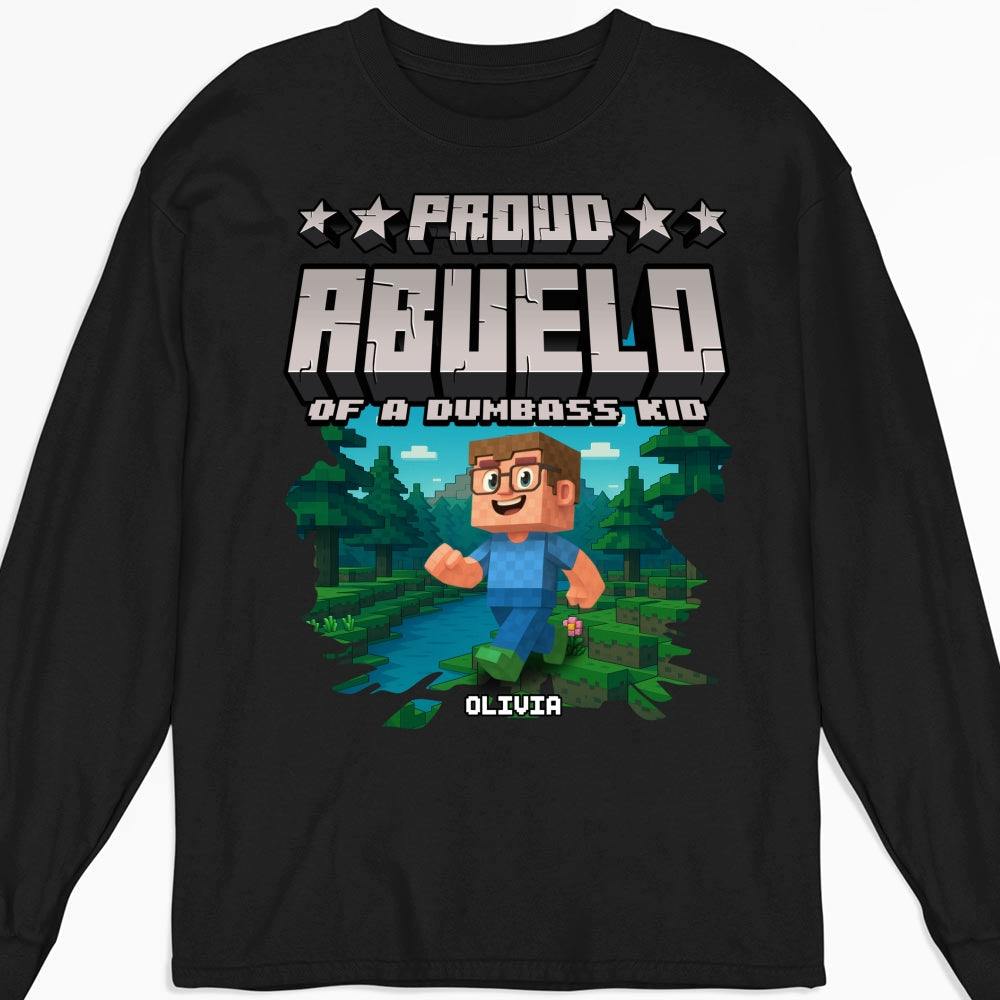 Custom Father's Day, Special Gift for Dad & Grandpa • Proud Grandfather Of Few Kids - Personalized Shirt