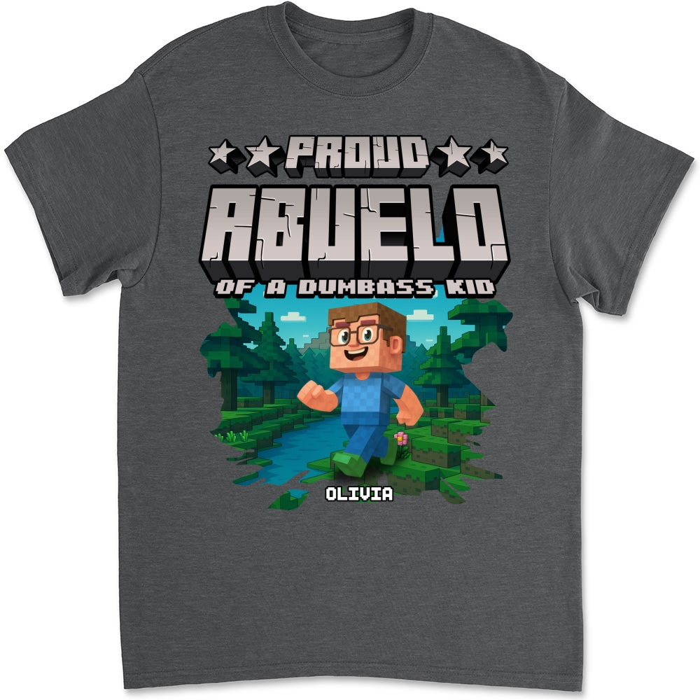 Custom Father's Day, Special Gift for Dad & Grandpa • Proud Grandfather Of Few Kids - Personalized Shirt